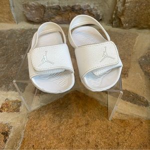 Jordan White Hydro Slides Baby